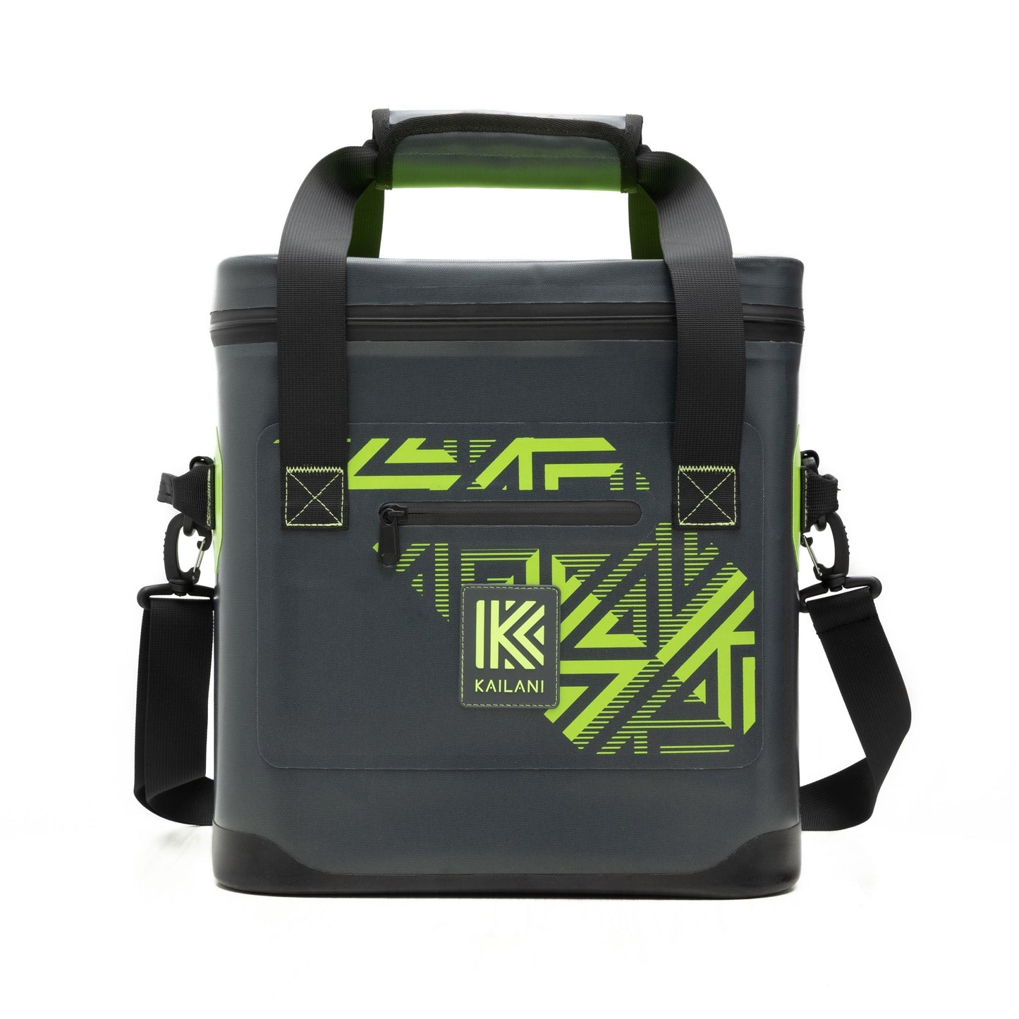 KUKUI 20 Can Soft Cooler Gray/Lime - Coolers