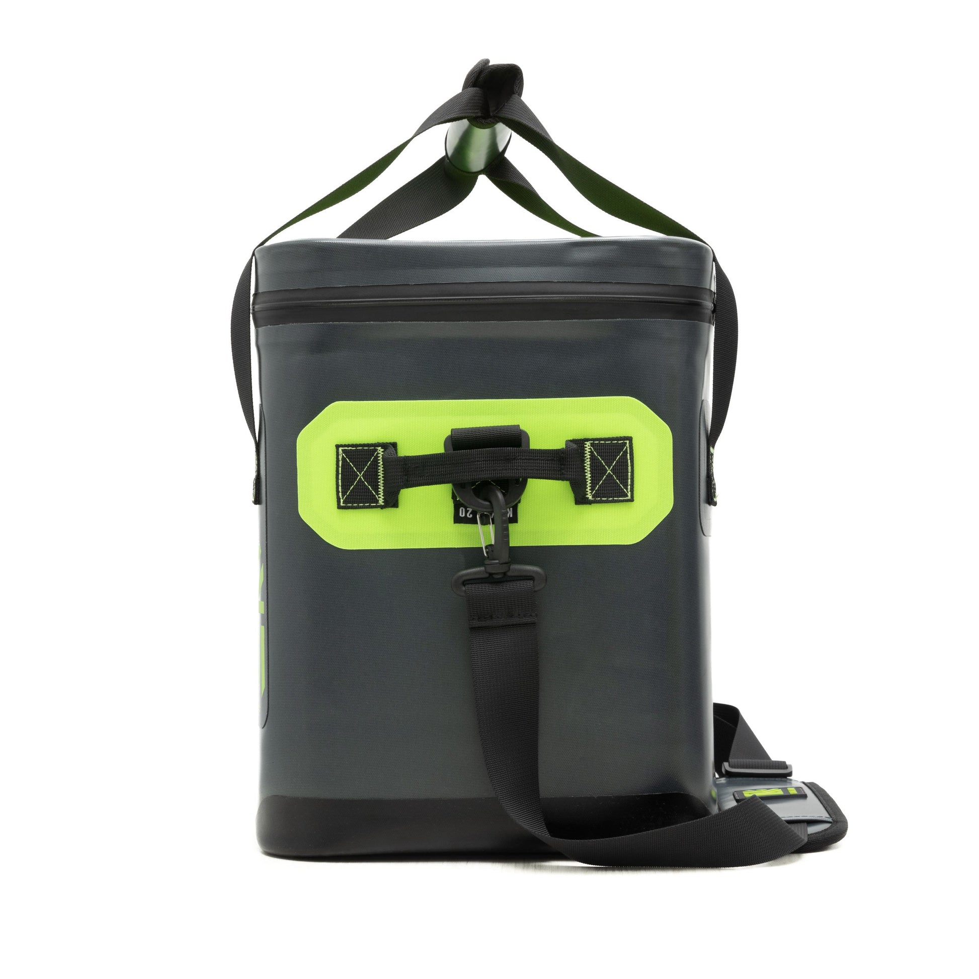 KUKUI 20 Can Soft Cooler Gray/Lime - Coolers