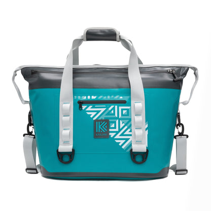 KUKUI Cooler Tote Teal/Gray - Soft Coolers