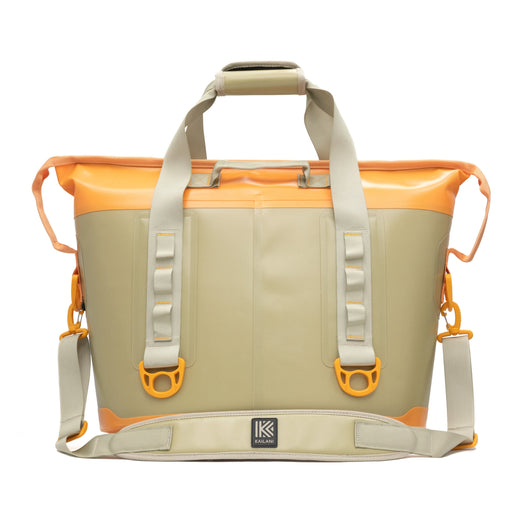 KUKUI Cooler Tote Tan/Orange - Tan/Orange - Soft Coolers