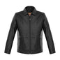 L00497 - Frankfurt - Men’s Lamb Leather Insulated Jacket - Black / S - Melton