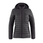 L00901 - Canyon - Ladies Puffy Jacket w/ Detachable Hood - Charcoal / XS - Puffer