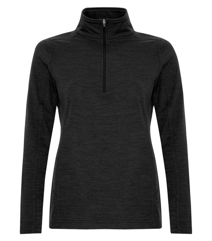 ATC - ATC™ DYNAMIC HEATHER FLEECE 1/2 ZIP LADIES' SWEATSHIRT. - L2022
