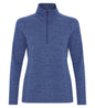 ATC - ATC™ DYNAMIC HEATHER FLEECE 1/2 ZIP LADIES' SWEATSHIRT. - L2022