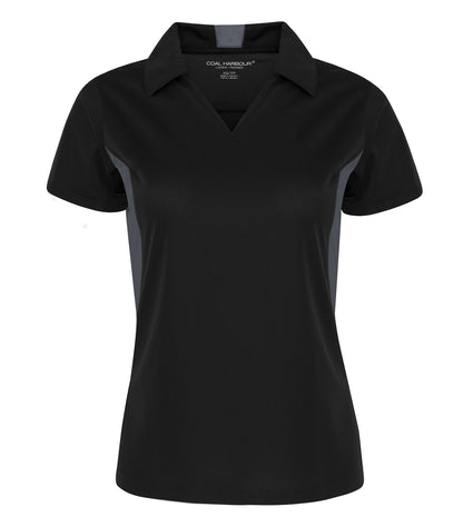 CoalHarbour - COAL HARBOUR® SNAG RESISTANT COLOUR BLOCK LADIES' POLO. - L4001