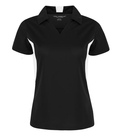 CoalHarbour - COAL HARBOUR® SNAG RESISTANT COLOUR BLOCK LADIES' POLO. - L4001