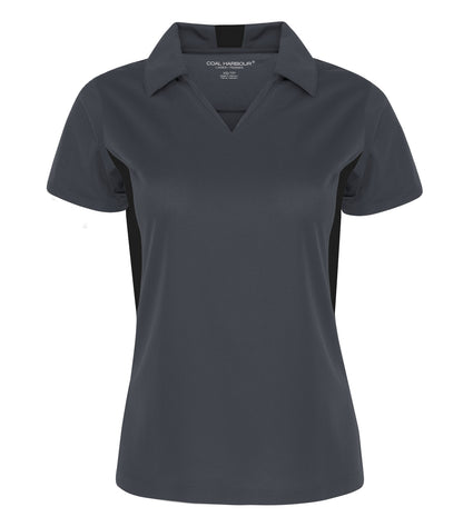 CoalHarbour - COAL HARBOUR® SNAG RESISTANT COLOUR BLOCK LADIES' POLO. - L4001