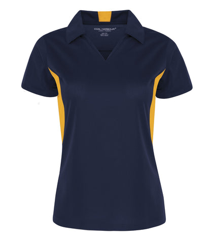 CoalHarbour - COAL HARBOUR® SNAG RESISTANT COLOUR BLOCK LADIES' POLO. - L4001