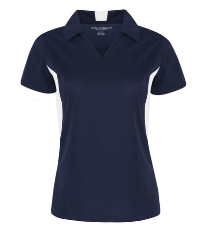 CoalHarbour - COAL HARBOUR® SNAG RESISTANT COLOUR BLOCK LADIES' POLO. - L4001