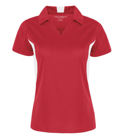CoalHarbour - COAL HARBOUR® SNAG RESISTANT COLOUR BLOCK LADIES' POLO. - L4001