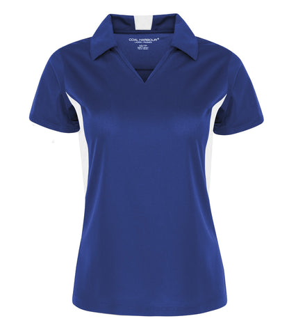 CoalHarbour - COAL HARBOUR® SNAG RESISTANT COLOUR BLOCK LADIES' POLO. - L4001