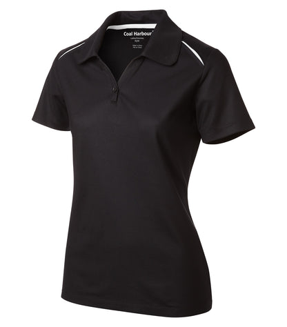 CoalHarbour - COAL HARBOUR® SNAG RESISTANT CONTRAST INSET LADIES' POLO. - L4002