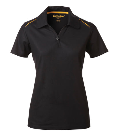 CoalHarbour - COAL HARBOUR® SNAG RESISTANT CONTRAST INSET LADIES' POLO. - L4002