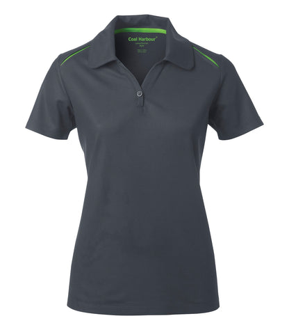 CoalHarbour - COAL HARBOUR® SNAG RESISTANT CONTRAST INSET LADIES' POLO. - L4002