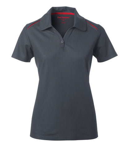 CoalHarbour - COAL HARBOUR® SNAG RESISTANT CONTRAST INSET LADIES' POLO. - L4002