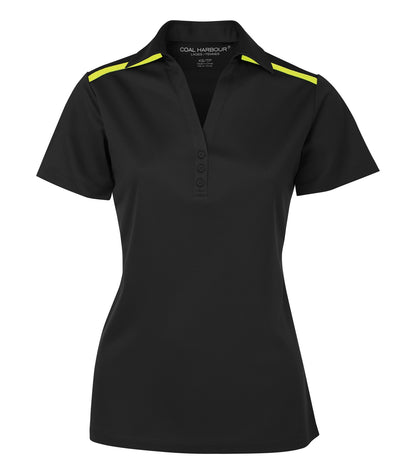 CoalHarbour - DISCONTINUED COAL HARBOUR® EVERYDAY COLOUR BLOCK LADIES' POLO. - L4008