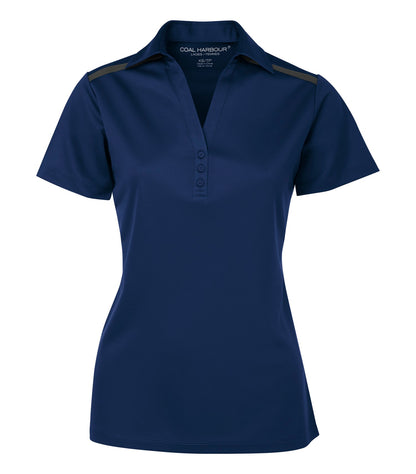 CoalHarbour - DISCONTINUED COAL HARBOUR® EVERYDAY COLOUR BLOCK LADIES' POLO. - L4008