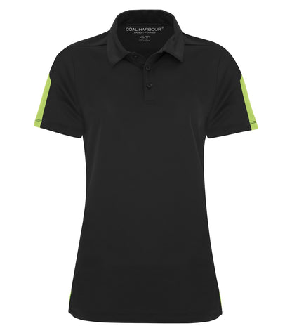 CoalHarbour - DISCONTINUED COAL HARBOUR® EVERYDAY COLOUR SLICE LADIES' POLO. - L4024