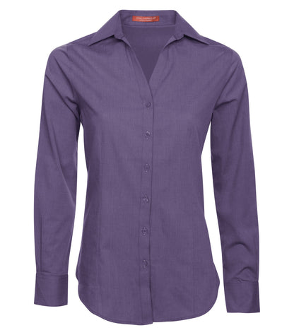 CoalHarbour - COAL HARBOUR® TEXTURED CROSSHATCH WOVEN LADIES' SHIRT. - L6004
