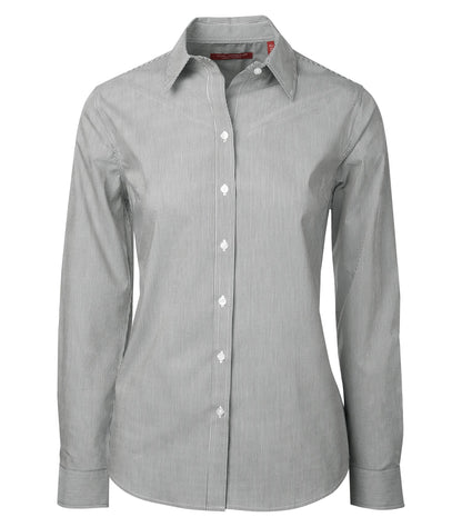 CoalHarbour - COAL HARBOUR® MINI STRIPE STRETCH WOVEN LADIES' SHIRT. - L6006