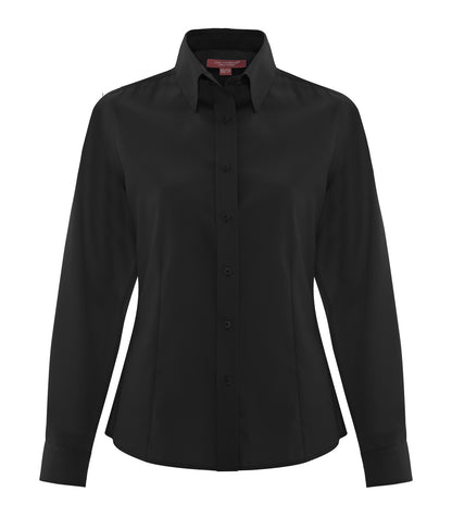 CoalHarbour - COAL HARBOUR® NON-IRON 100% COTTON TWILL LADIES' SHIRT. - L6017