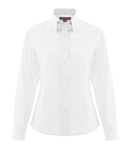 CoalHarbour - COAL HARBOUR® NON-IRON 100% COTTON TWILL LADIES' SHIRT. - L6017