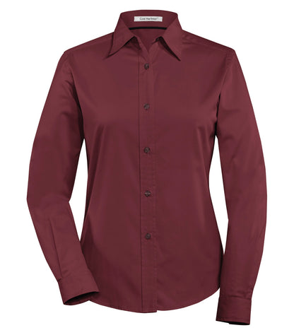 CoalHarbour - DISCONTINUED COAL HARBOUR® EASY CARE BLEND LONG SLEEVE WOVEN LADIES' SHIRT. - L610