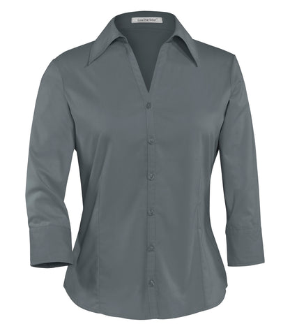 CoalHarbour - DISCONTINUED COAL HARBOUR® EASY CARE BLEND 3/4 SLEEVE LADIES' WOVEN SHIRT. - L615