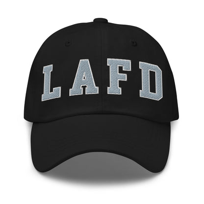 LAFD Los Angeles Fire Department Embroidered Dad Hat - Black