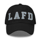 LAFD Los Angeles Fire Department Embroidered Dad Hat - Black