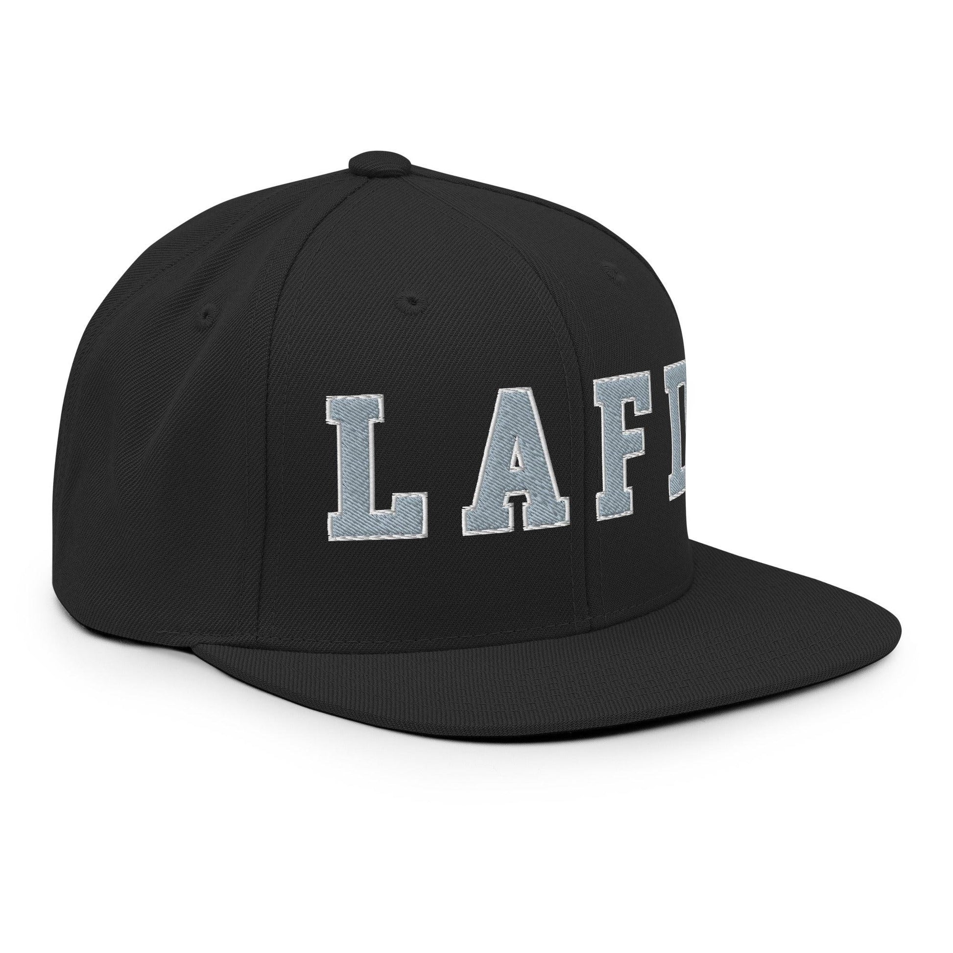 LAFD Los Angeles Fire Department Embroidered Flat Bill Brim Snapback Hat