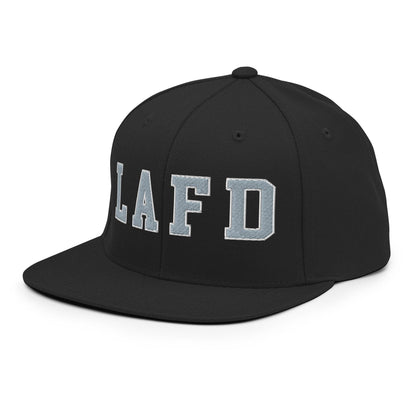 LAFD Los Angeles Fire Department Embroidered Flat Bill Brim Snapback Hat