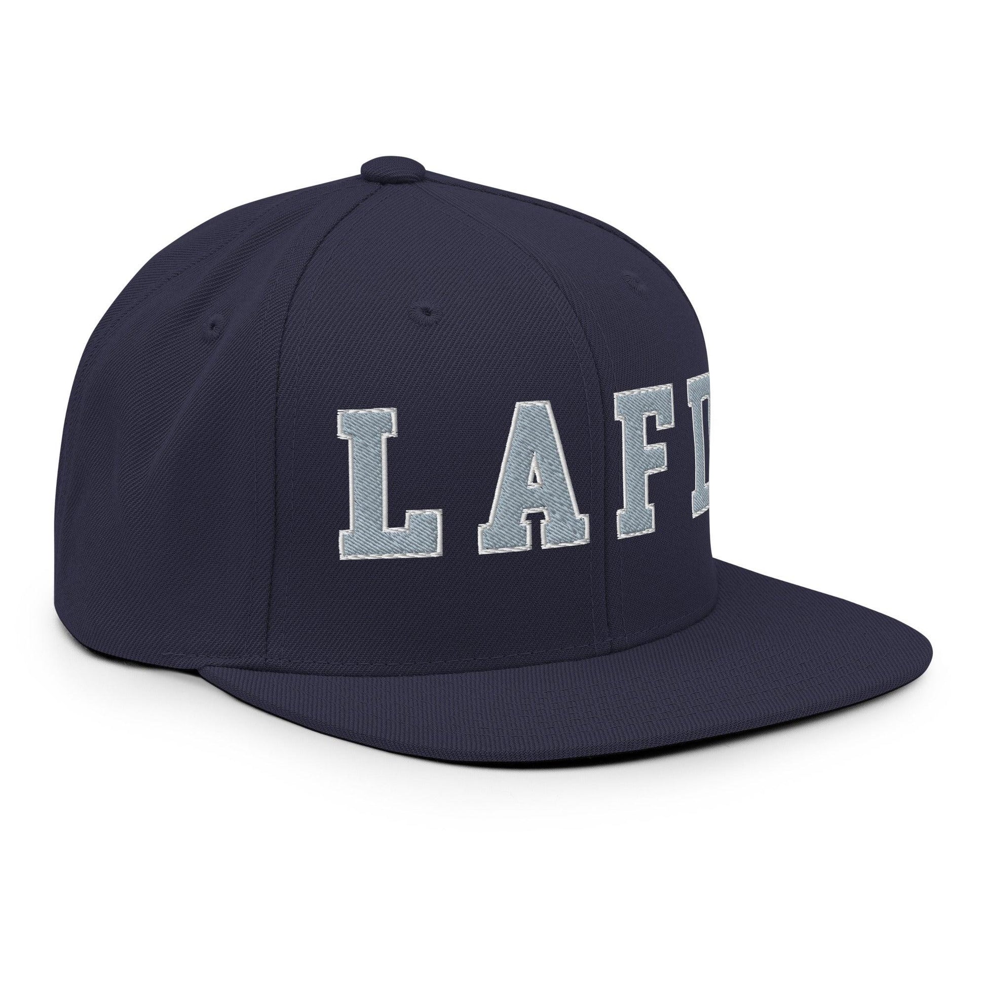 LAFD Los Angeles Fire Department Embroidered Flat Bill Brim Snapback Hat