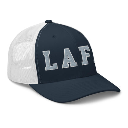 LAFD Los Angeles Fire Department Embroidered Mesh Trucker Hat