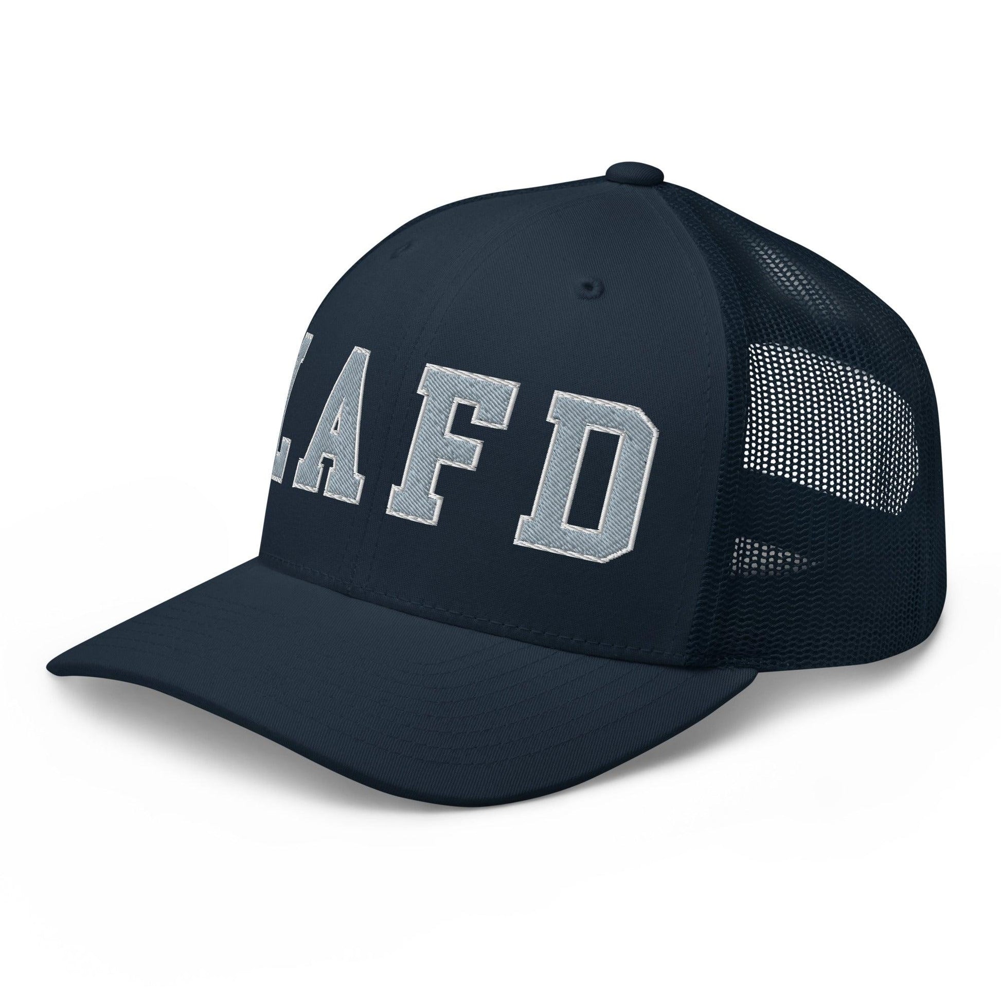 LAFD Los Angeles Fire Department Embroidered Mesh Trucker Hat