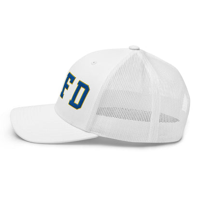LAFD Los Angeles Fire Department Football Embroidered Mesh Trucker Hat