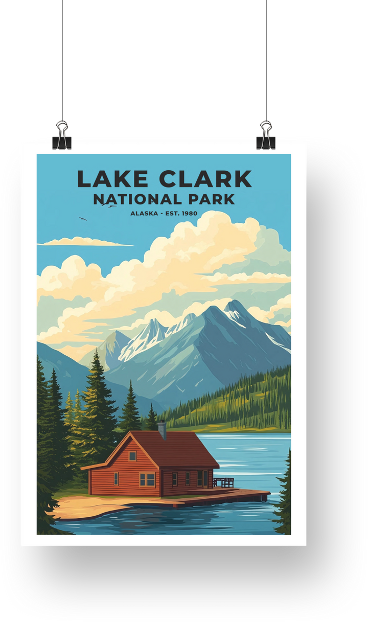 Lake Clark National Park Poster - poster