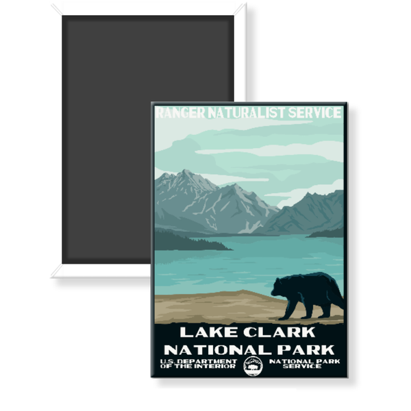 Lake Clark National Park WPA Magnet - magnet