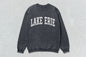 Gray crewneck sweatshirt from Lake Erie sweatshirt collection, ideal for custom apparel and screen printing