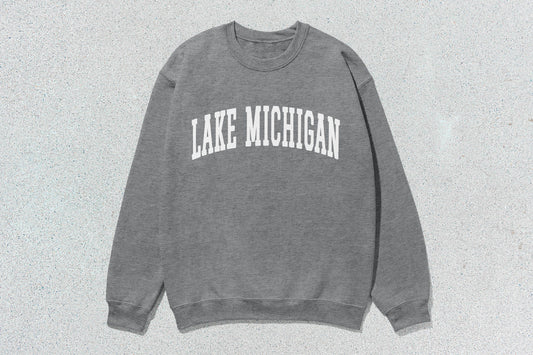 Lake Michigan - Unisex Heavy Blend™ Crewneck Sweatshirt - Toronto Screen Printing
