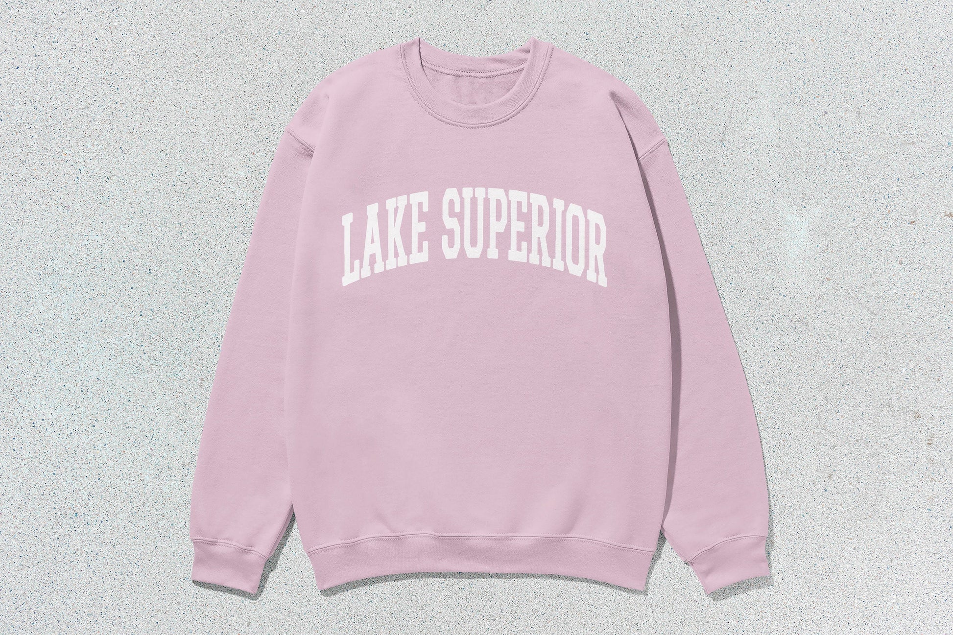 Pink sweatshirt from Lake Superior Unisex Heavy Blend Crewneck Sweatshirt for custom apparel