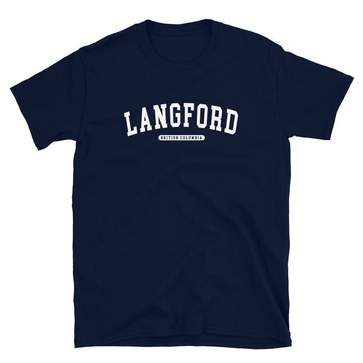 Langford BC College Tee - Navy / S