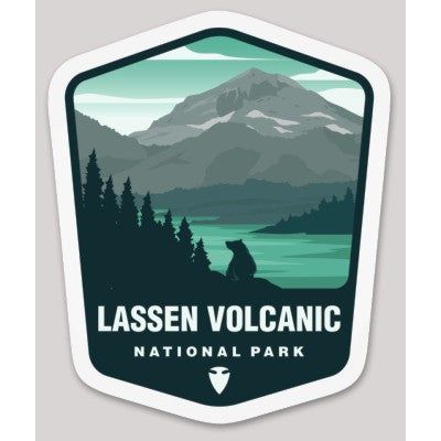 Lassen Volcanic National Park Die Cut Sticker - sticker