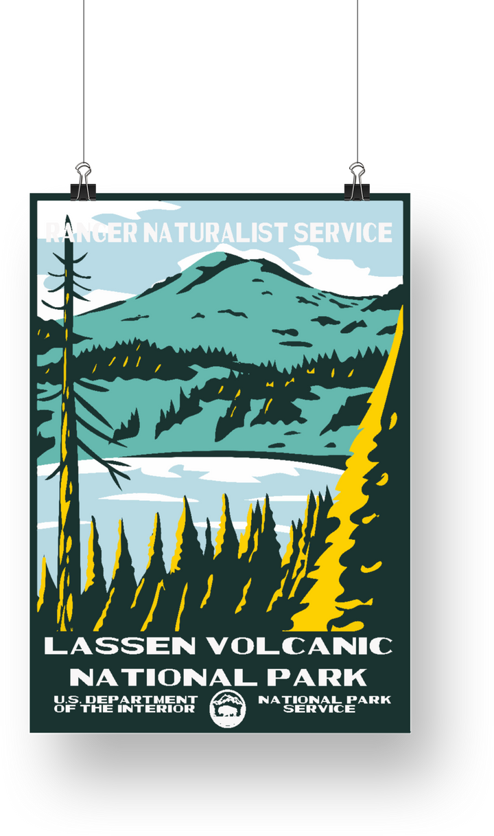 Lassen Volcanic National Park Poster - poster