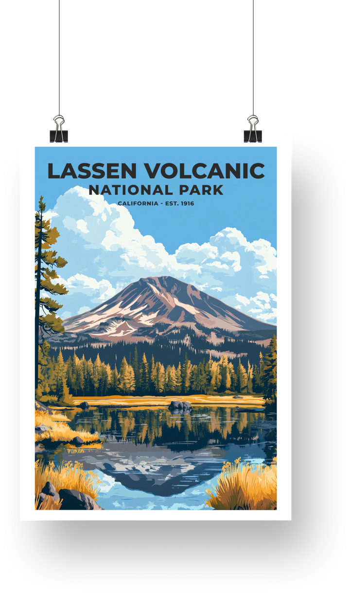 Lassen Volcanic National Park Poster - poster