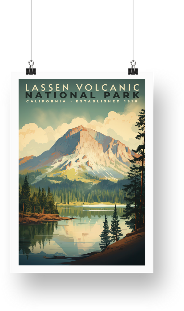 Lassen Volcanic National Park Poster - poster