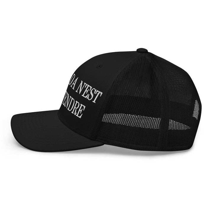 Le Canada n’est pas à Vendre Canada is not for Sale Embroidered Mesh Trucker Hat - Headwear