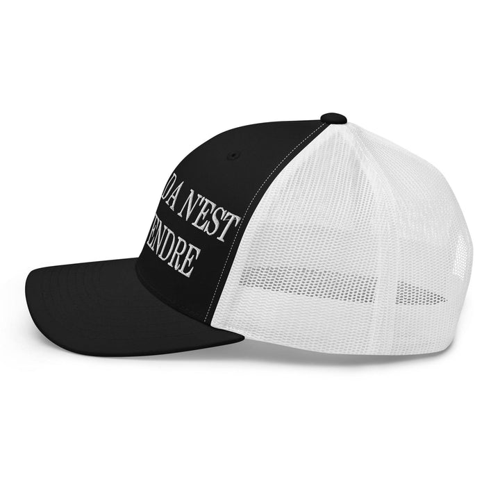 Le Canada n’est pas à Vendre Canada is not for Sale Embroidered Mesh Trucker Hat - Headwear