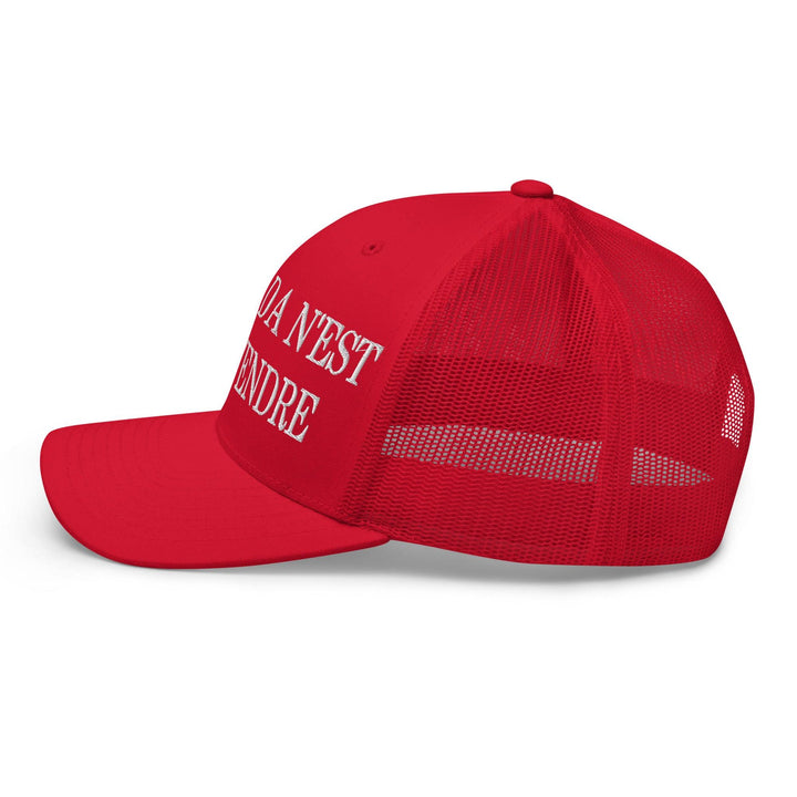 Le Canada n’est pas à Vendre Canada is not for Sale Embroidered Mesh Trucker Hat - Headwear