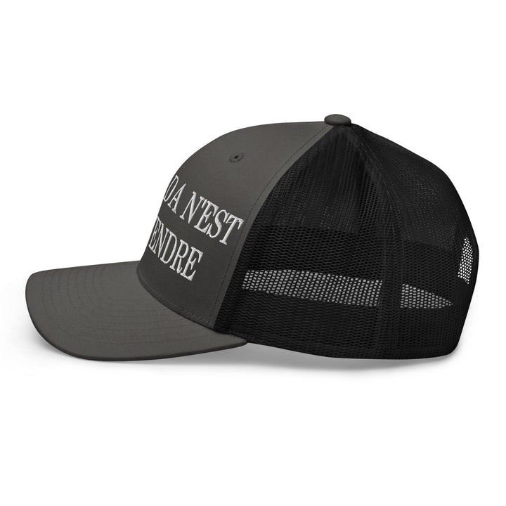 Le Canada n’est pas à Vendre Canada is not for Sale Embroidered Mesh Trucker Hat - Headwear